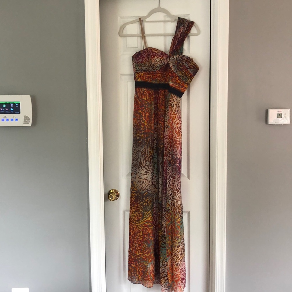 BCBGMaxAzria One Shoulder Dress